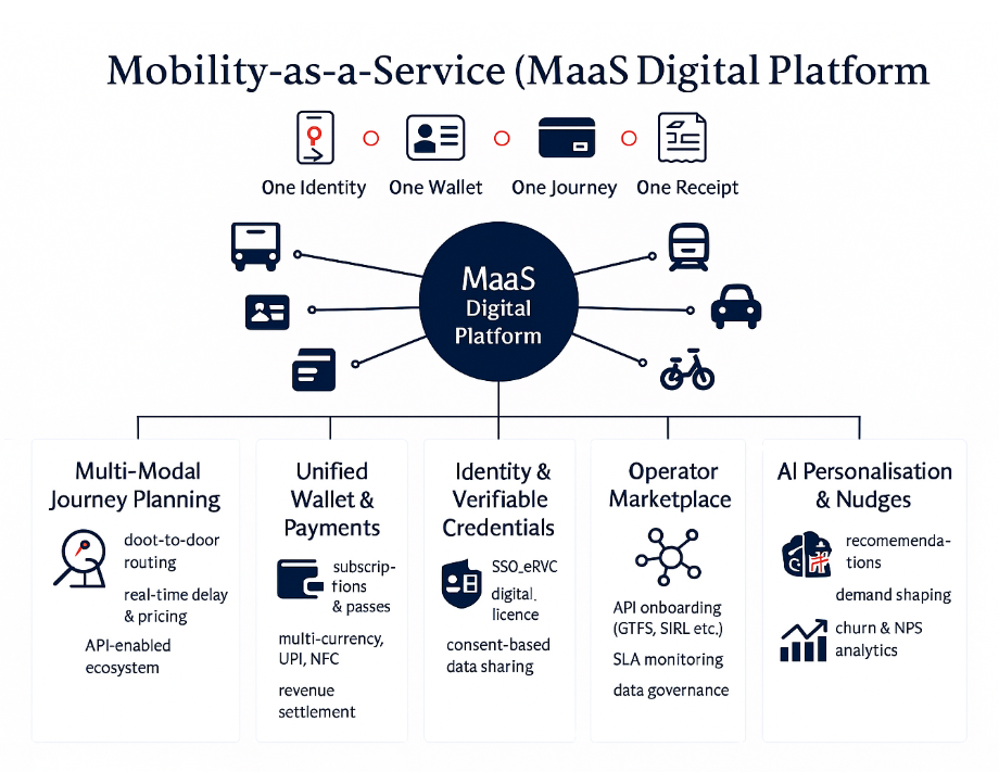 Mobility-as-a-Service (MaaS) Digital Platform &mdash; One Identity, One Wallet, One Journey, One Receipt